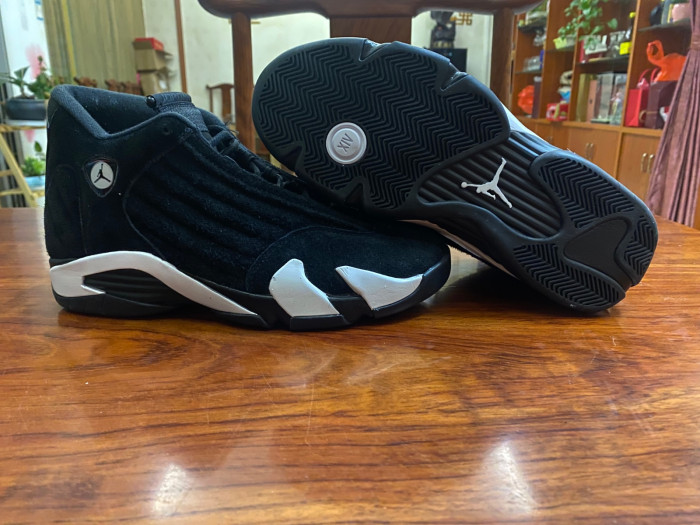 Jordan 14 Retro Black White 487471-016