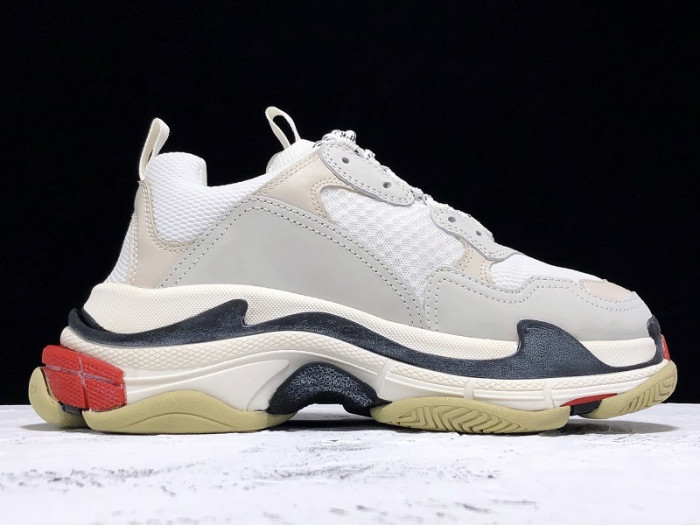bl 17fw triple-s 2.0 cream sneakers h903p058