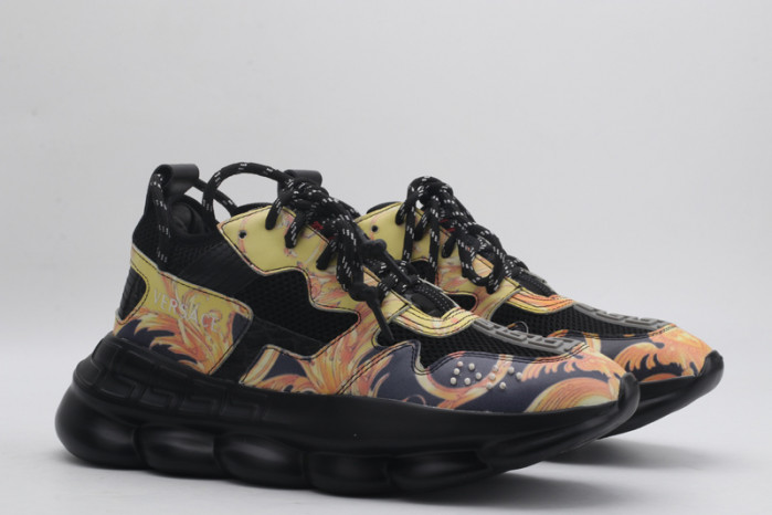 vse chain reaction black sneaker